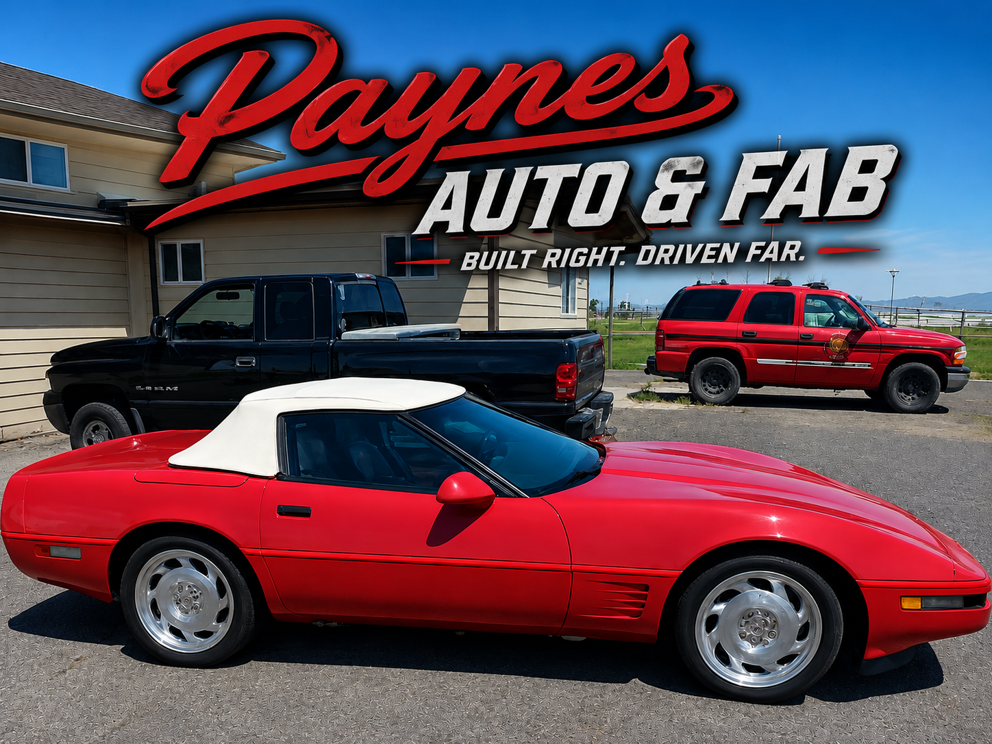 Paynes Auto and Fab shop vehicles